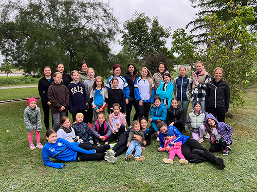 Gruppenbild Leichtathletik Wettkampf Neusiedl 2023